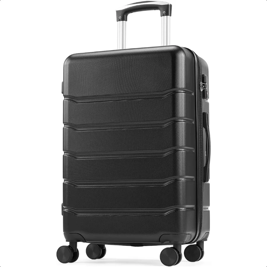 

Central Hardside Expandable Lage with Spinner Wheels Black 20 in