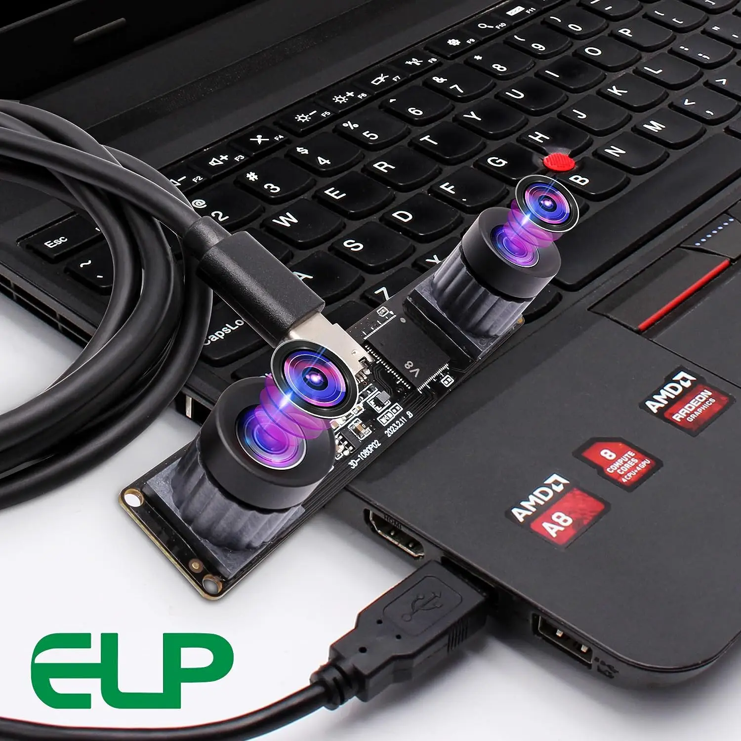 ELP-3Dステレオウェブカメラ同期モジュール,コンピュータービジョン用