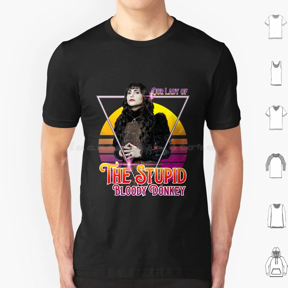 Camiseta de Nuestra Señora del Burro Sangriento, talla grande, 100% algodón, Laszlo Cravensworth, Halloween, Guillermo, Humor, Taika, Waititi, Lazlo