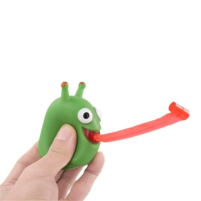 

Funny Squeeze Toy Tongue Poping Out Stress Relief Relieve Hand Fidgets Toy G99C