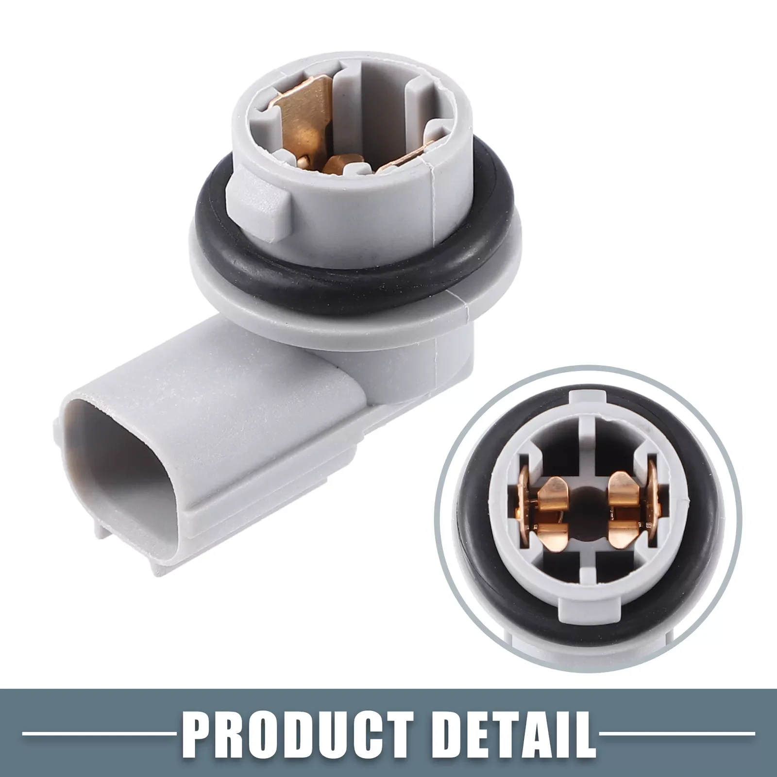 

Piece Of 2 Gray Side Marker Light Lamp Bulb Holder Fit For Honda Civic 2016-2021 High Quality Automotive Parts