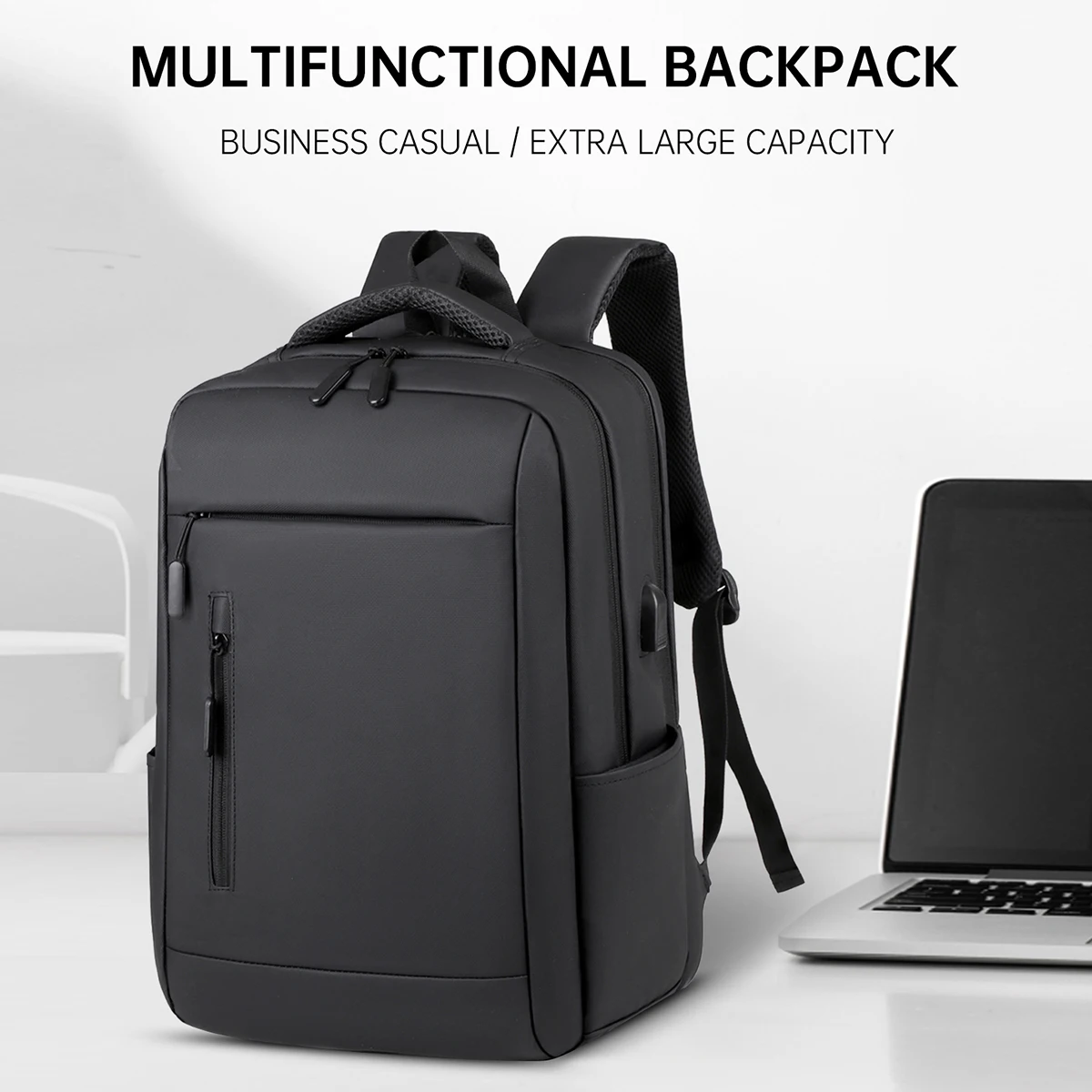 

Conference Backpack for Women 2026 New Model Simple Canvas Travel Backpack Large Capacity Laptop Bag College Student Backpack Carry-On Free of Checked Baggage