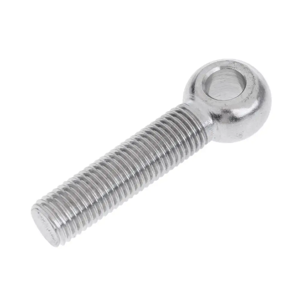 Heavy Duty Threaded Eye Bolt Balustrade System Hardware 304 Stainless Steel for Outdoor Marine Use