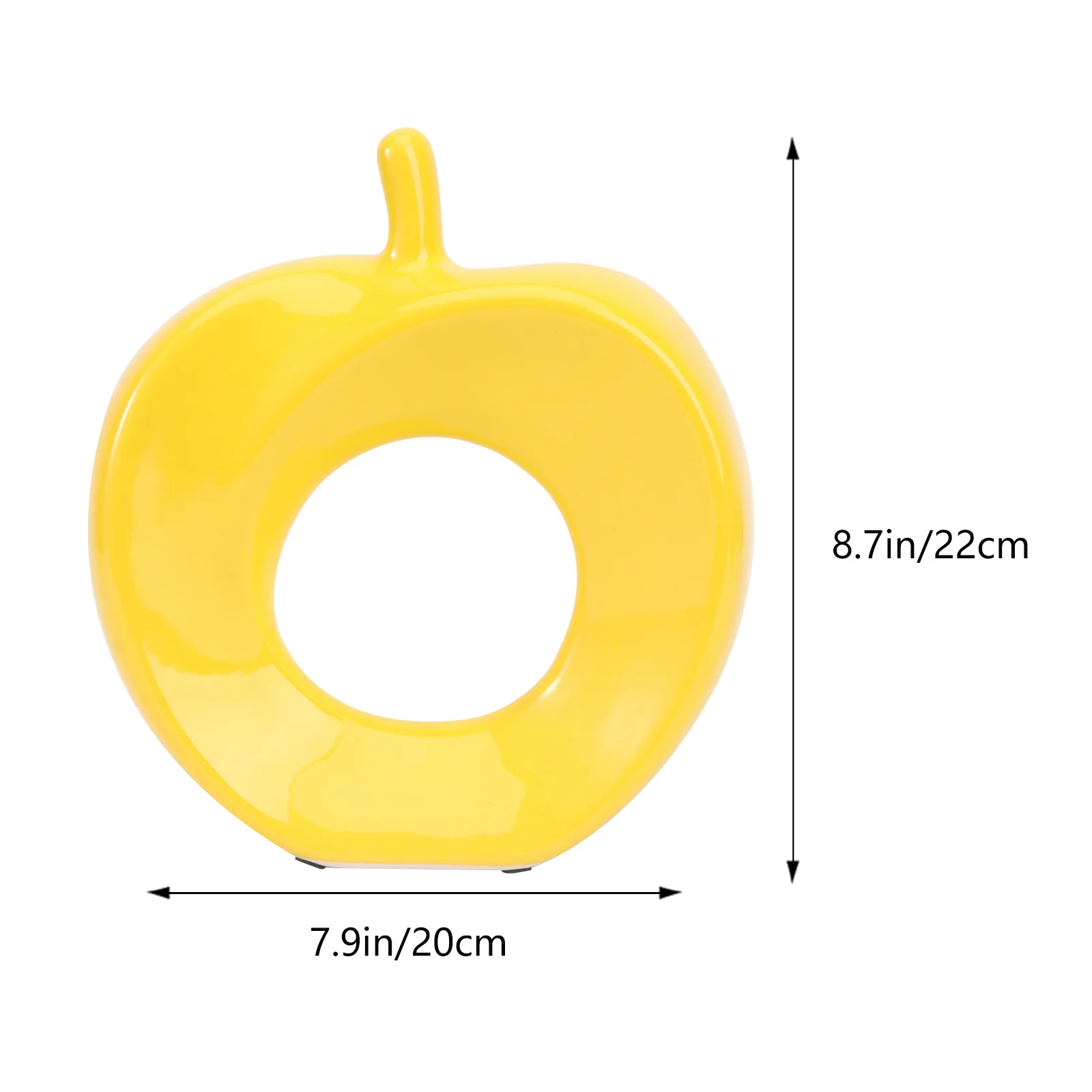 1 قطعة الحرف الخزفية على شكل التفاح زخرفة عيد الميلاد تصميم فريد من نوعه مهرجان ديكور المنزل الزينة الإبداعية هدية السيراميك