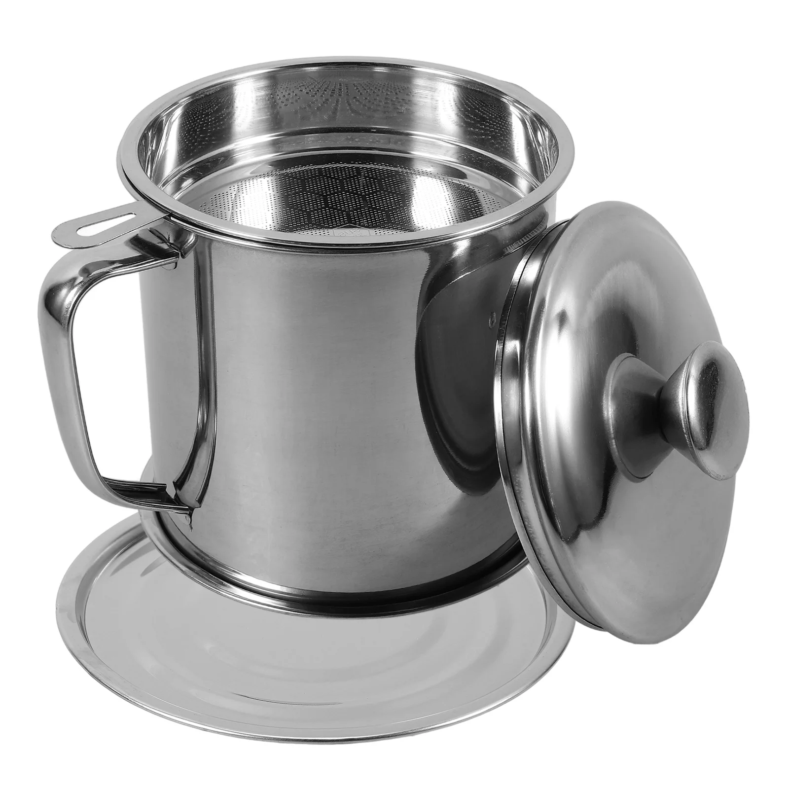 

Pot Stainless Steel Oil Fryer Container Body Cooking Multifunctional Filter Baby