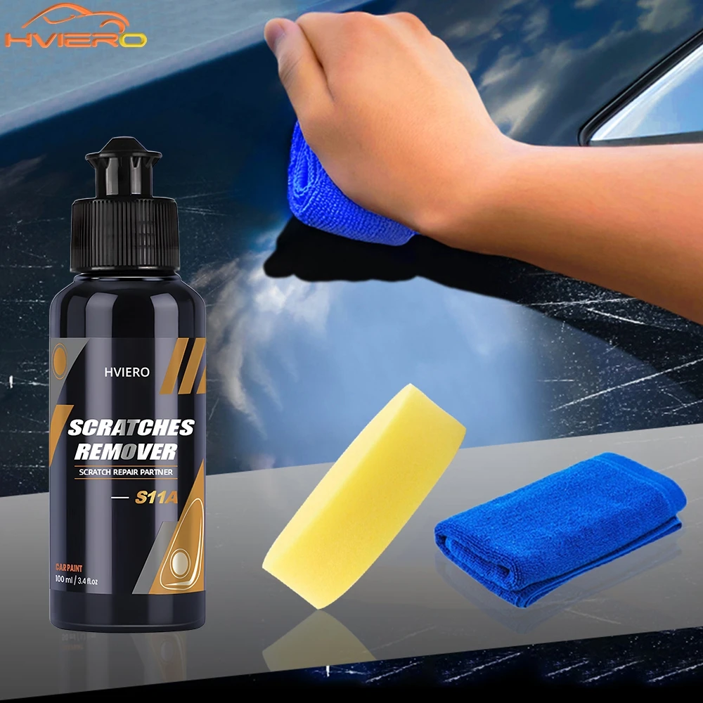 

50/100/300ML Car Scratch Removal Repair Paint Care Kit Hidden Restore Gloss Remove Polishing Wax Detail Solution Auto Clean Tool