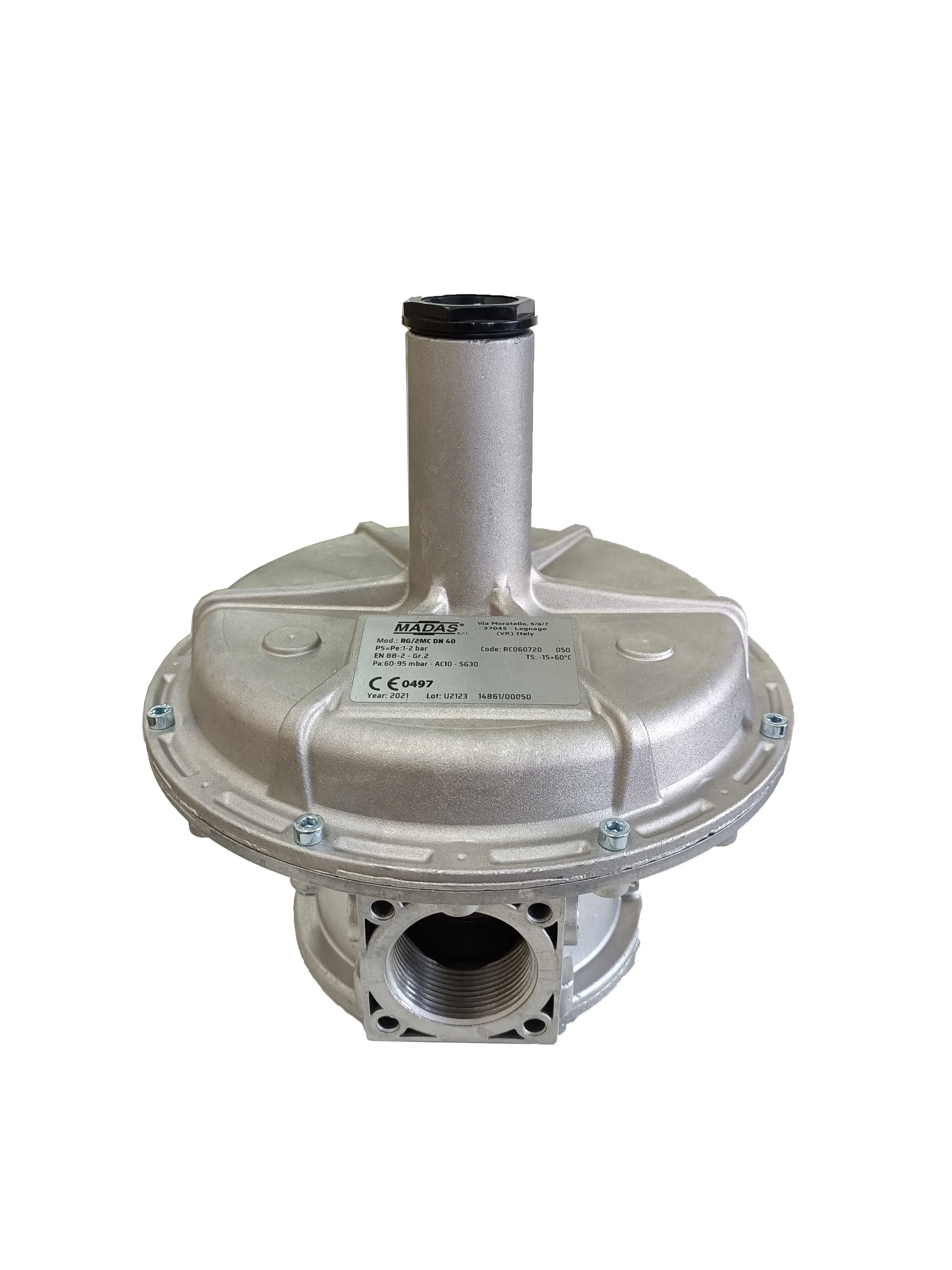 MADAS Lpg Italy Adjustable Pressure  Regulators with High Quality