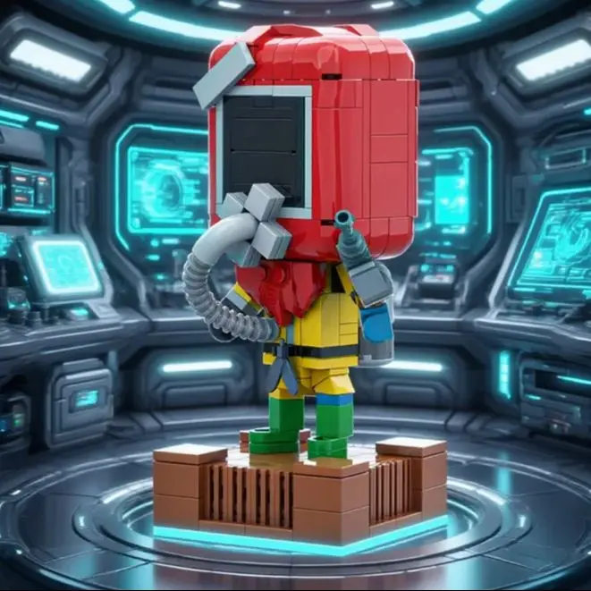 

232PCS MOC Rust Hazmat Corrupter Figure Building Block Game Action Figures Model Idea DIY Assembly Toys Gift for Kids Adults