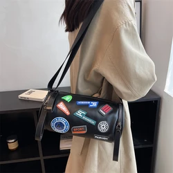 Casual Sport Bag For Women 2022 New Jean Bag Trendy Denim Crossbody Bag Small Mobile Phone Shoulder Bags Handbag Pu Leather Tote