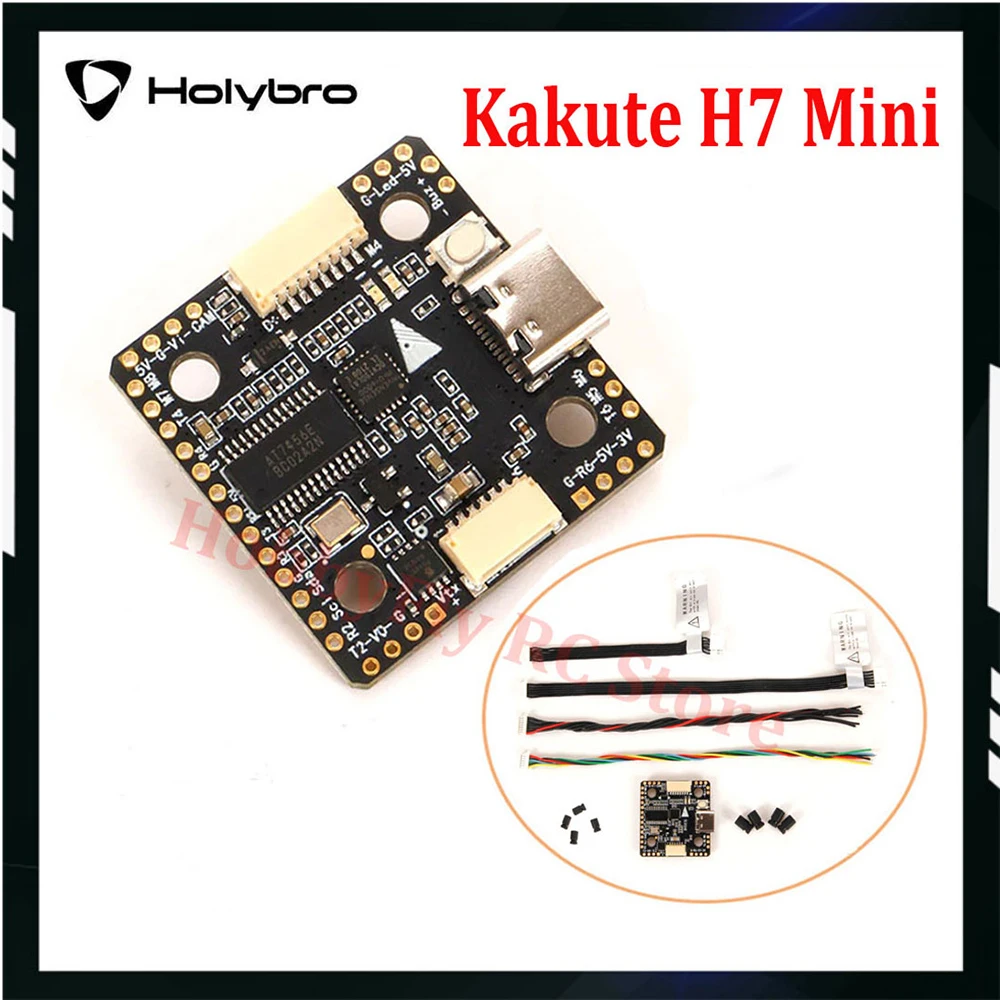 HolyBro Kakute H7 Mini BMI270 H743 Flight Controller Baro OSD 1GB Onboard Flash 20X20mm 2-6S for RC FPV Drone