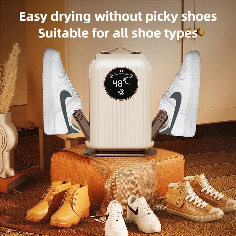 TINSOL New Electric Shoe Dryer Deodorization Sterilization Heater Smart Dehumidifier Heater Multifunctional Sock Dryer