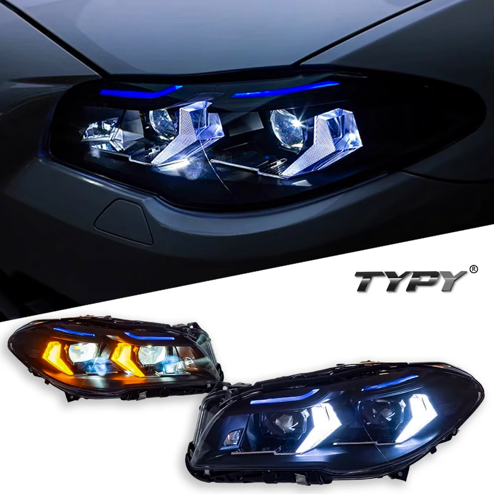 

Car For BMW 5 Series F10 F18 Headlights 2011-2017 Upgrade Modified to New DRL Dynamic Turn Signal LED Headlight Auto Accessories