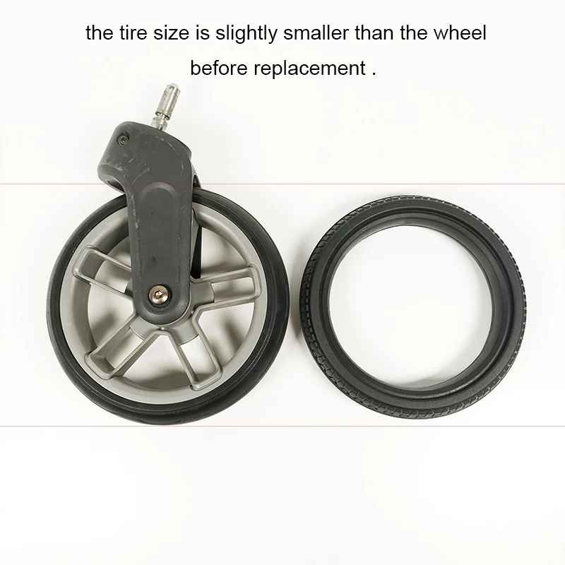 Neumático de repuesto Uppababy Cruz V2 – PU sin cámara para cochecito - imagen 2