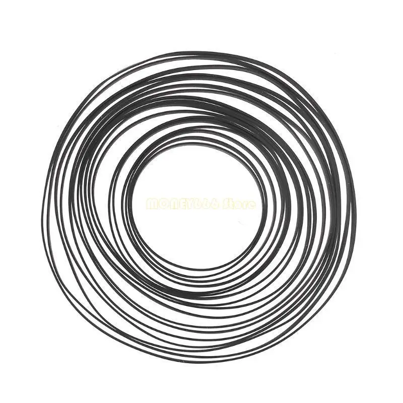 F62C 3 мм шириной резиновый ремень с плоским приводом резиновый ремень для винилового проигрывателя Phono
