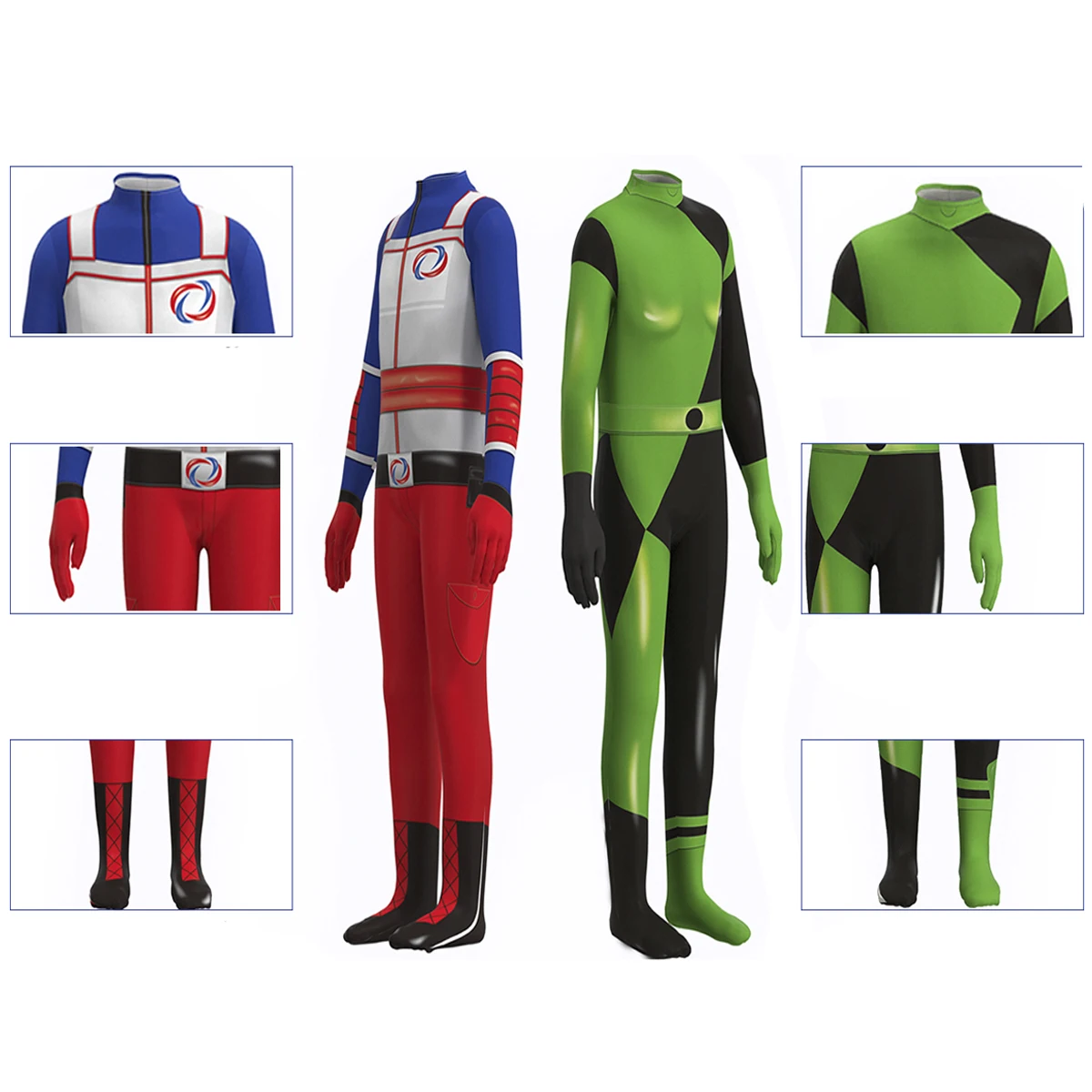 

Anime Adventures of Kid Danger Cosplay Costume Jumpsuit Tights Outfits Bodysuit Halloween Carnival Party Clothes for Kids Adult