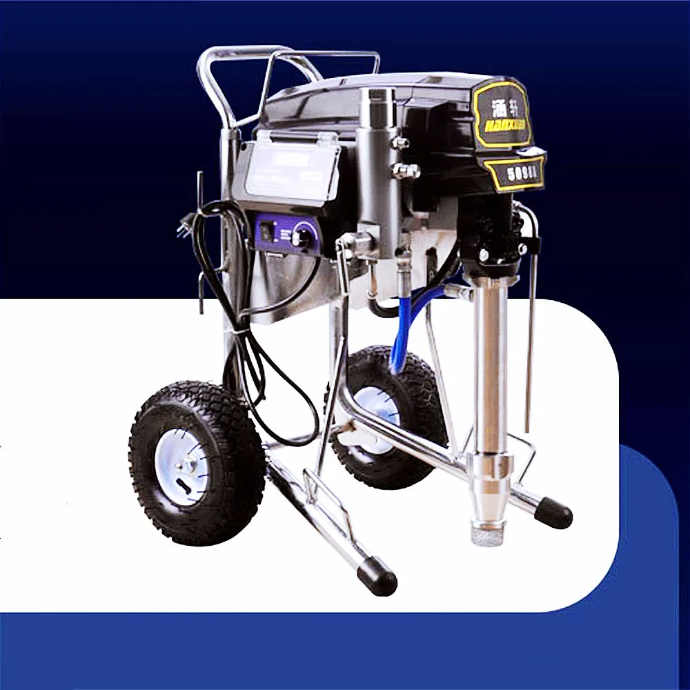 5800W/6000W 20L/25L Electric High-pressure Airless Putty Powder Spraying Machine Plastering Latex Paint Coating Spraying Machine