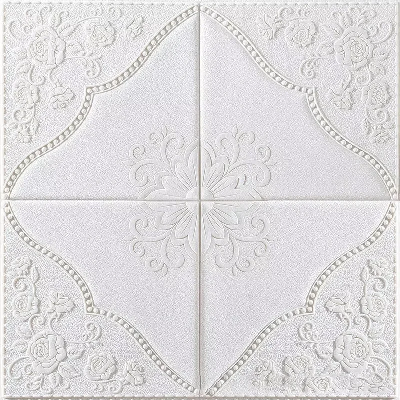 1-10pcs70cm*70cm Modern Paper Ceiling Decorative Waterproof Moisture-proof Mildew proof Wall Self-adhesive 3D Bedroom Background