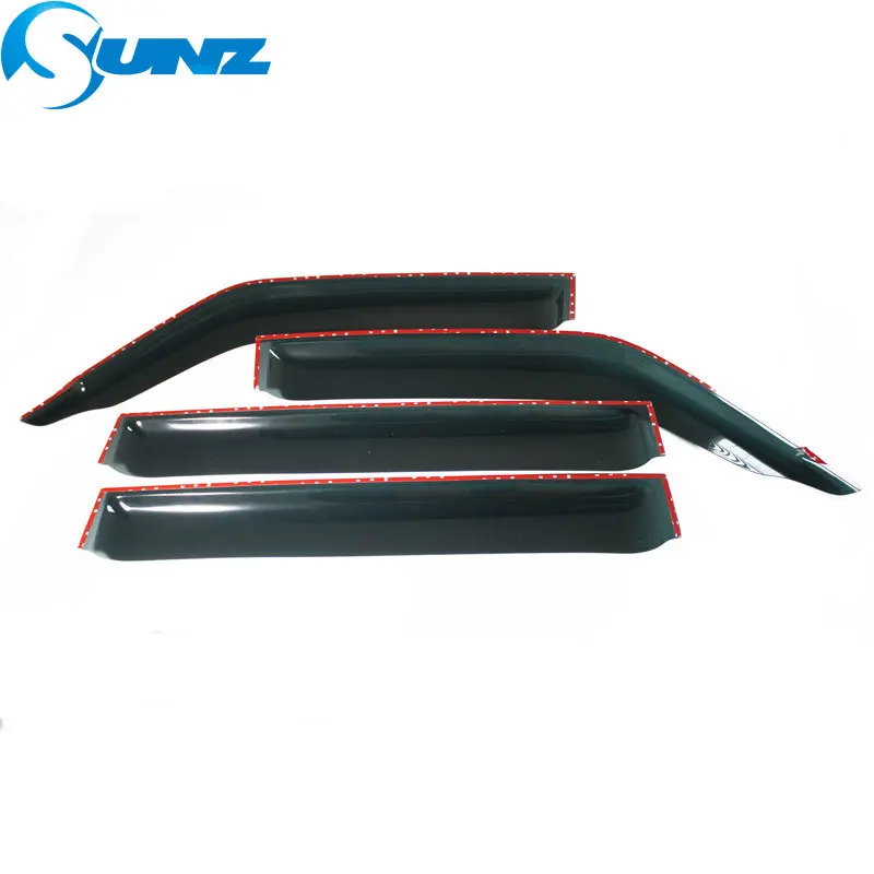 Side Window Visor For Mitsubishi Montero Pajero V80 2008-2018 Weather Shields Sun Rain Deflector Guards  Auto Accessories SUNZ