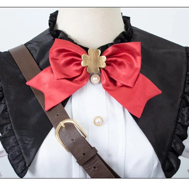 Kids Witch Klee Cosplay Costume Klee New Outfits Hat Bag Klee Suit Halloween Comic Con for Kids