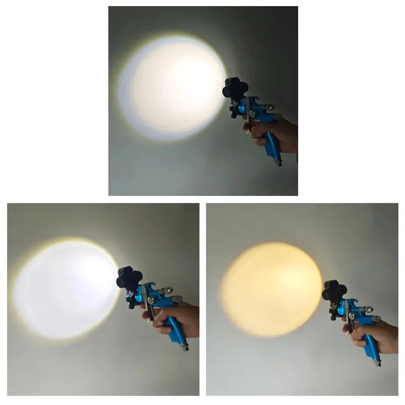 Verfspuitpistool Zaklamp USB Oplaadbaar LED Variabel licht Draagbaar autolakvullicht