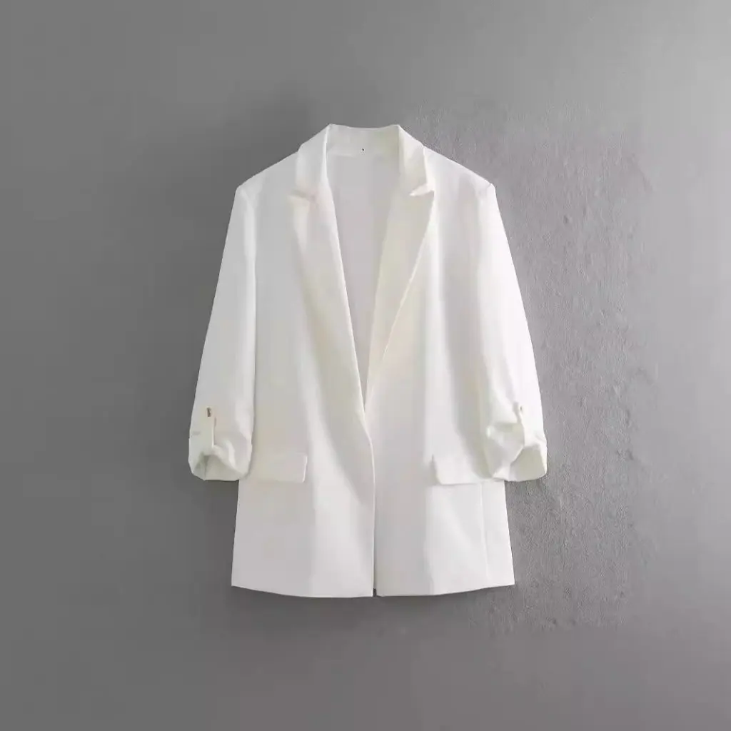 

Женский свободный пиджак большого размера ярких цветов, весенне-осенняя модная одежда в европейском и американском стиле для женщин