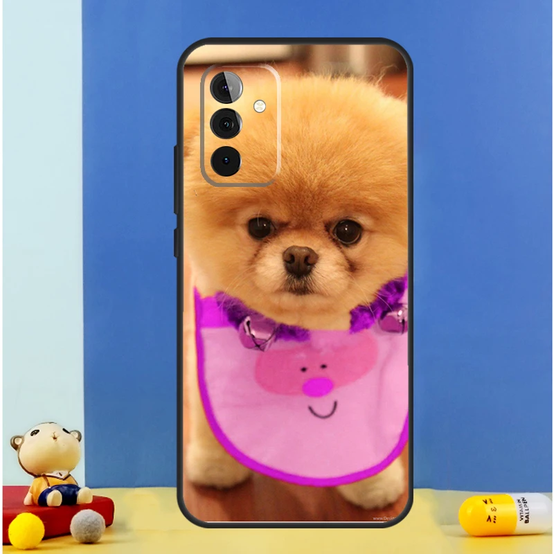 Pomeranian Dogs Dog Colorful Case For Samsung Galaxy A34 A14 A24 A15 A25 A12 A22 A32 A52 A51 A71 A13 A33 A53 A54 Cover image 2