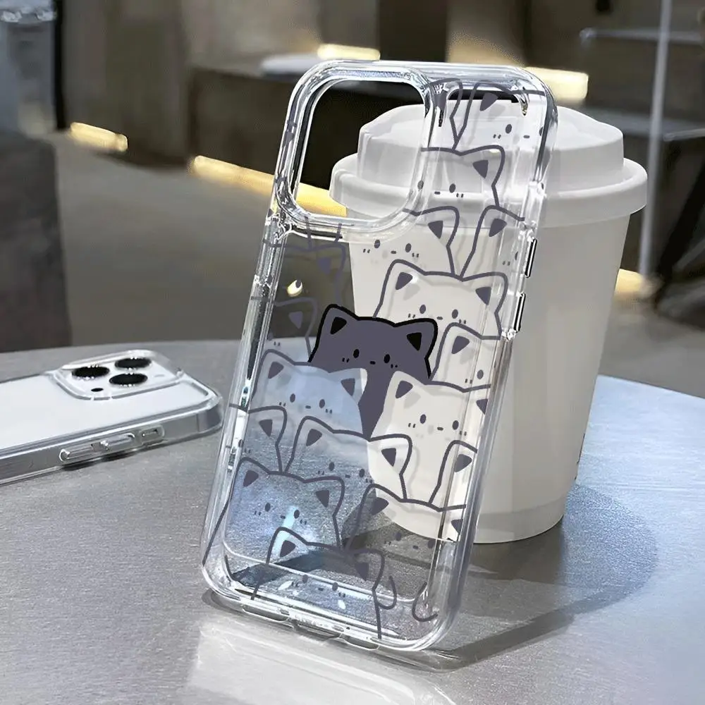 

cute bear pattern transparent phone case,suitable for iPhone 16, 16Pro, 16Pro Max, 16Plus to 11, 12, 13, 14, 15 series