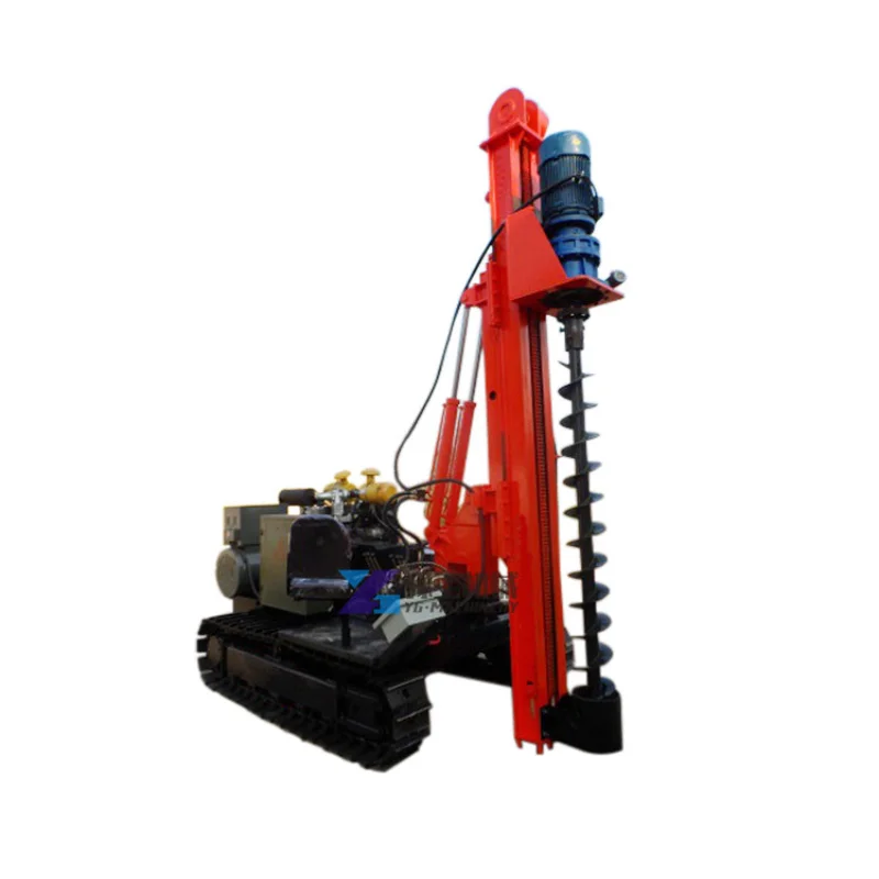 Micropile Drilling Rig Solar Ground Helical Screw Pile Driver Screw Piling Mini Screw Pile Driver Water Wells Mine Drilling Rig