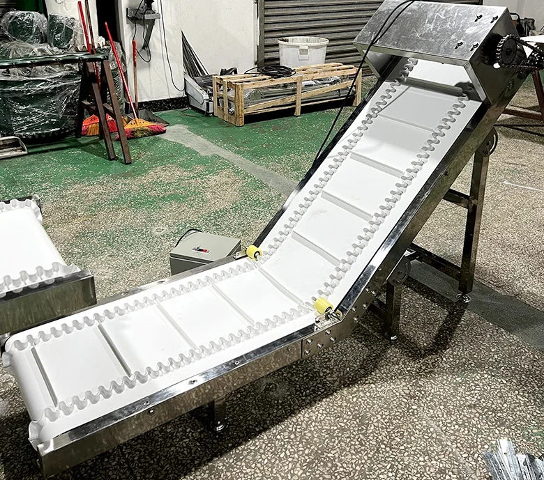 Factory Direct 2026 Food Industry Modular Plastic Inclined Belt Conveyors