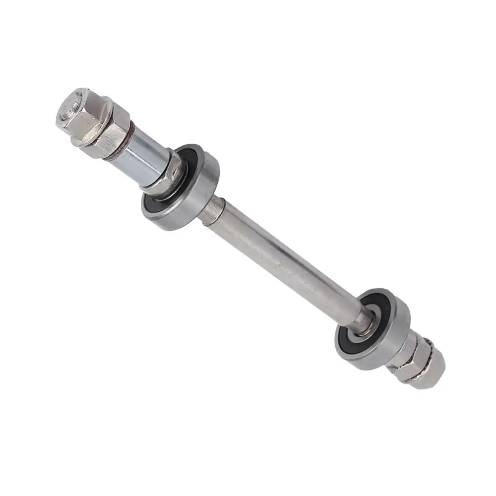 Eje sólido plateado 140-180mm – Rodamiento 6000 para carrete de pesca