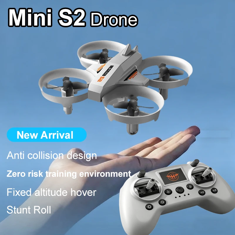 

2025 NEW Mini S2 Flight training simulator/Drone 2-in-1Supports mobile Phones/tablets/computers Fixed altitude hover Quadrotor