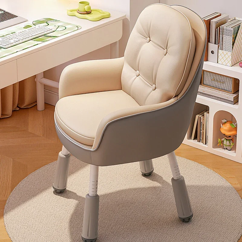 Gamer Computer Chair Learning Living Room Elevating Desk Bedroom Makeup Chair Home Office Comfortable Sitting Back Furniture