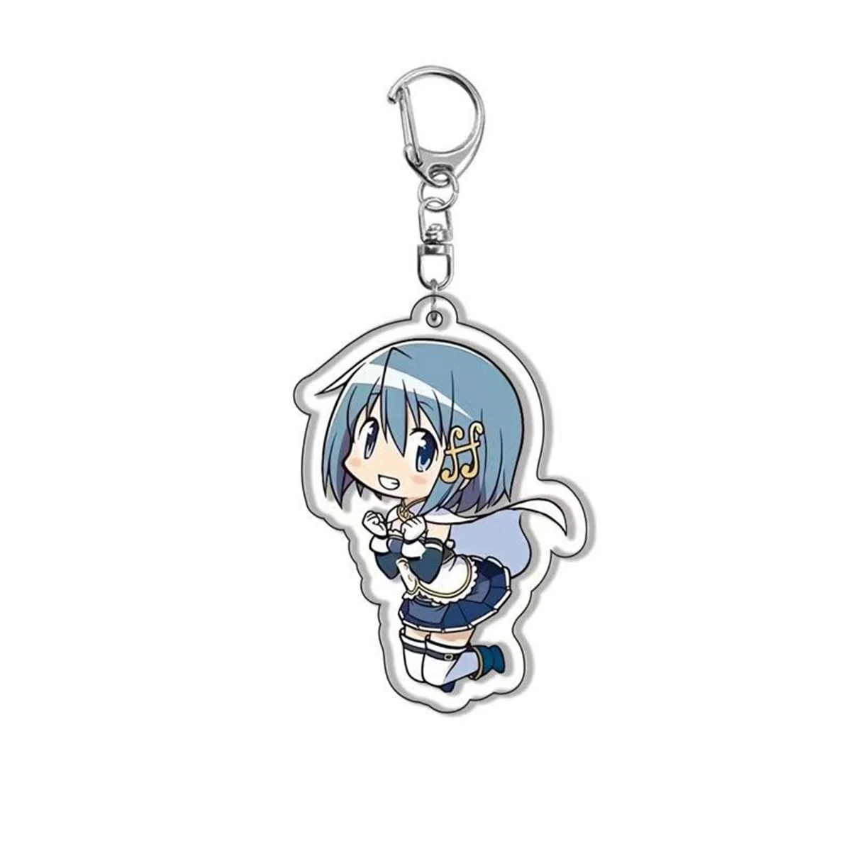 Anime Acrylic Keychain-Puella Magi Madoka Magica Character Pendant Suitable for Bags and Keys,cosplay gifts Perfect Gift for Fan