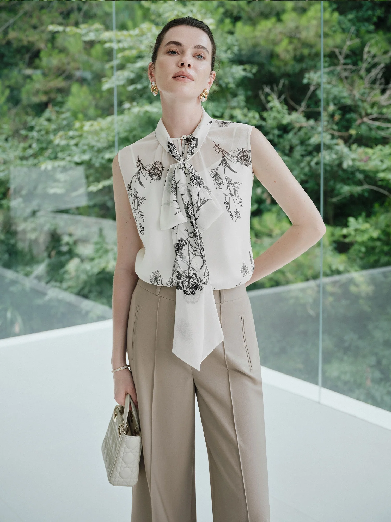 

Blancwing Silken Sari 6A ade 0MM Silk Svel irt Drifting Bell High Quali Women's Faion Summer Breathable