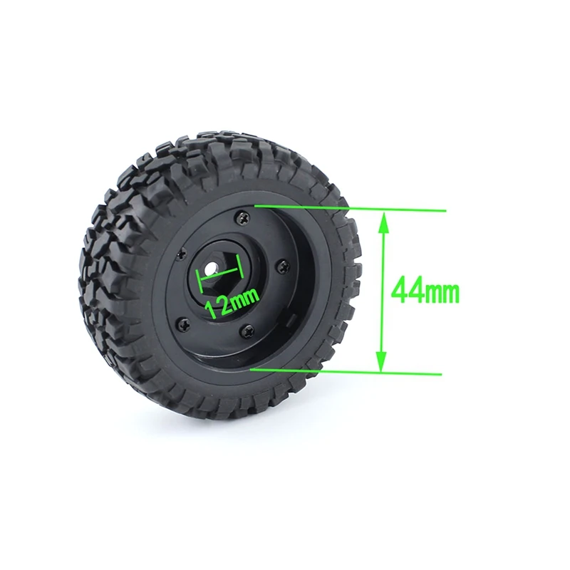 Set di pneumatici anteriori e posteriori per auto RC per accessori per parti di aggiornamento per auto Wltoys 144001, 144002,124008,124018,124019 RC