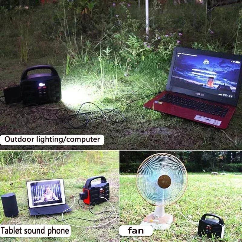 150W Portable Power Station 155Wh solar generetor 42000mAh Pure Sine Wave AC Outlet Outdoor Emergency Mobile Power Bank Camping
