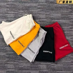 2024Summer Men's New Muscle Doctor Men's Sports Fitness Loose Leisure Sports Running Trendy Capris