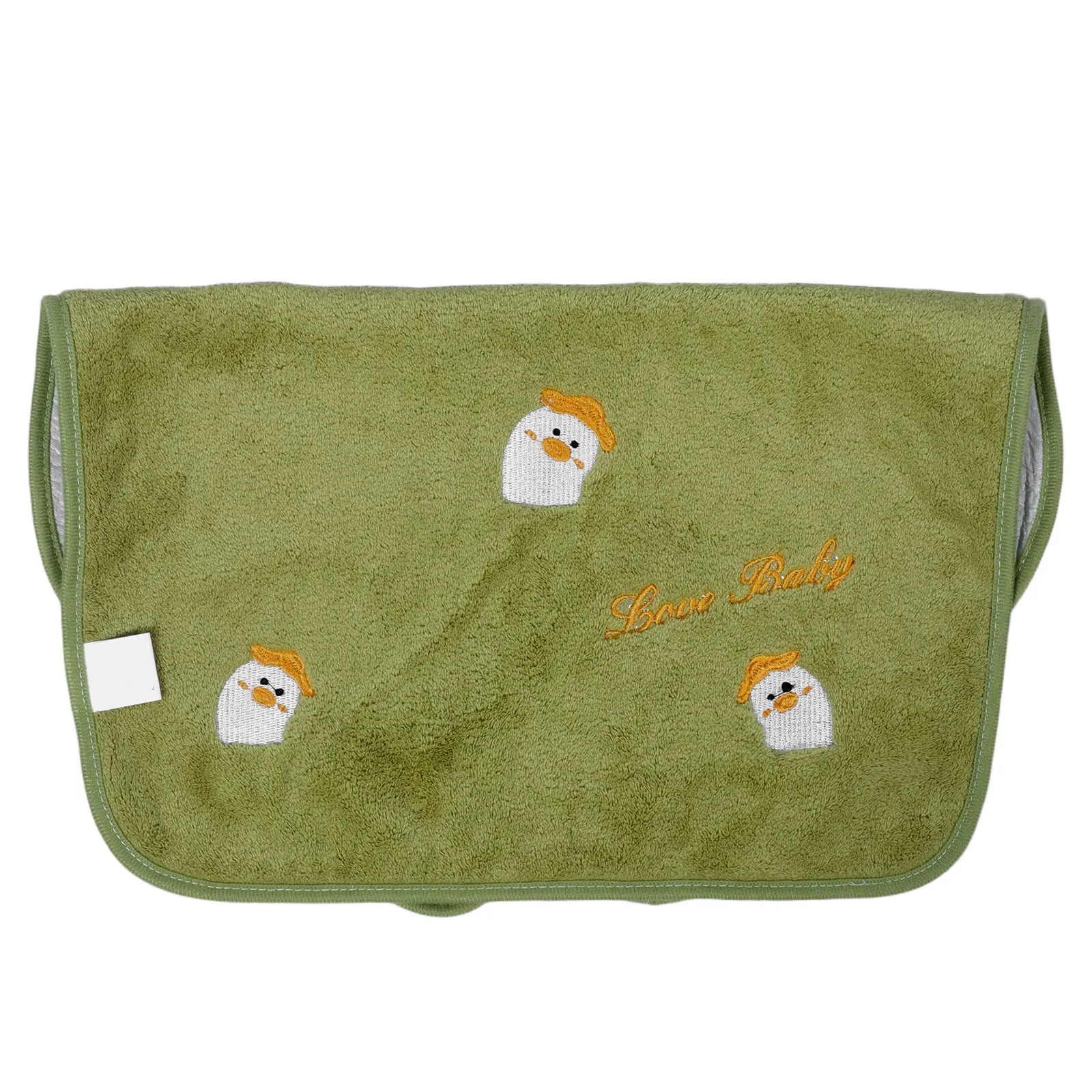 Absorbent Infant Bib Toddler Soft Cotton Toweling Baby Bib for Feeding Face Washing Home Travel Gentle on Boys Girls 18x15 Inch