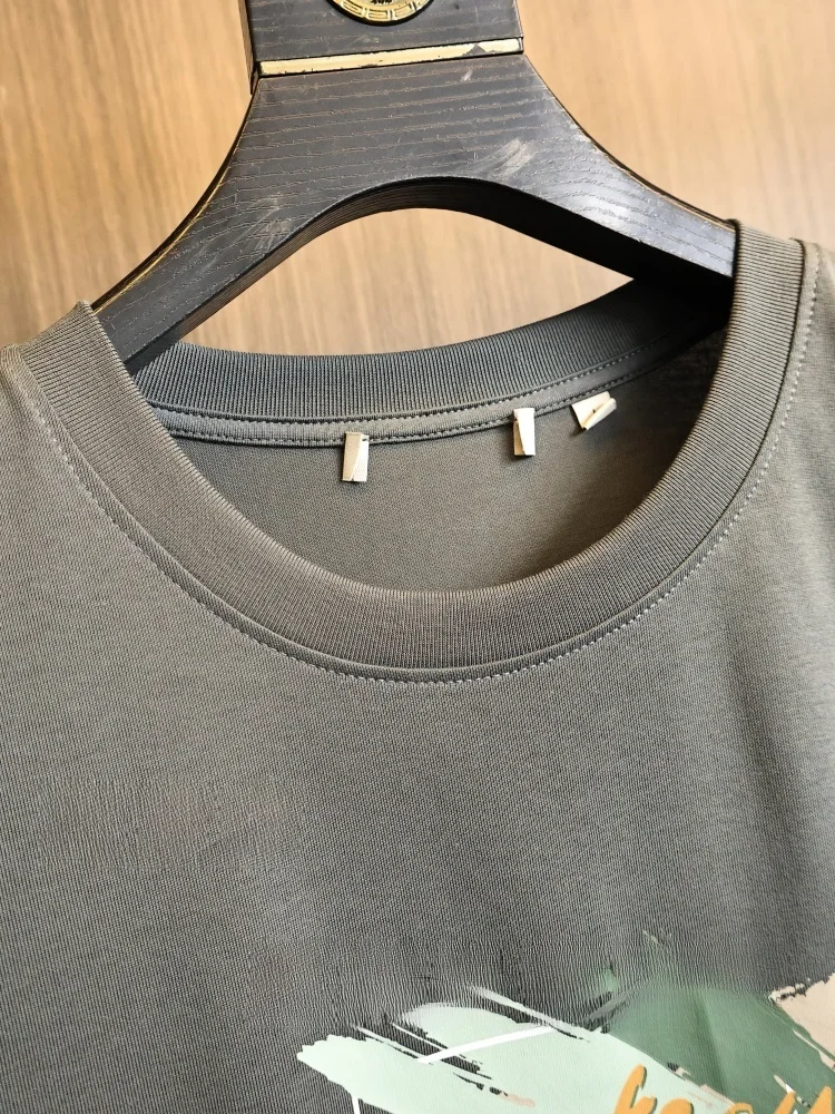 Slimming Top! Superb Value Recommendation! Summer Men's Color Block Print Skin-friendly Cool Sensation Breathable Fashionable...