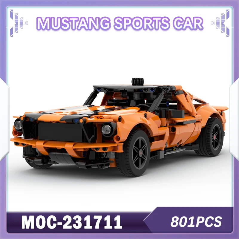 

Speed Champions Mustang Sports Car 801PCS Building Block Model Brick Set Technology DIY NEW Assembly Creative Gifts MOC-231711