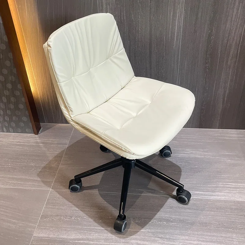 

Designer Luxury Office Chairs Wheels Back Cushion No Armrest Office Chair Replacement Swivel Sillas De Oficina Furnitures