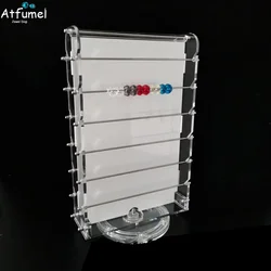 Acrylic Charm Holder Removable Beads Jewelry Display Stand Trollbeads Organizer Rotating Display Of Charms Earring Showcase