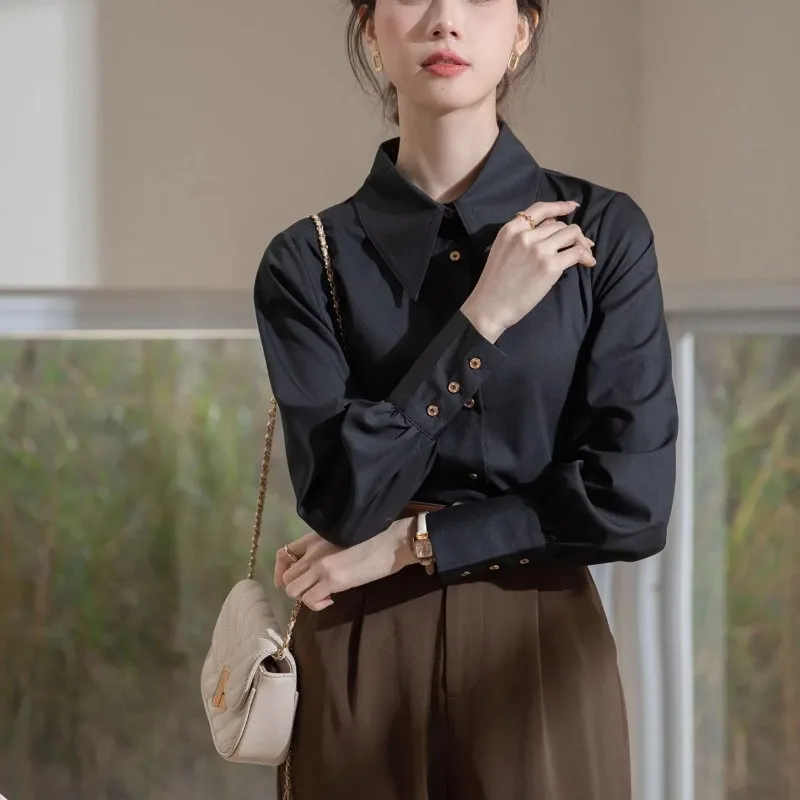 

Women's Clothing Shirt New Long Sleeve Design Spring Autumn Temperament Western Top