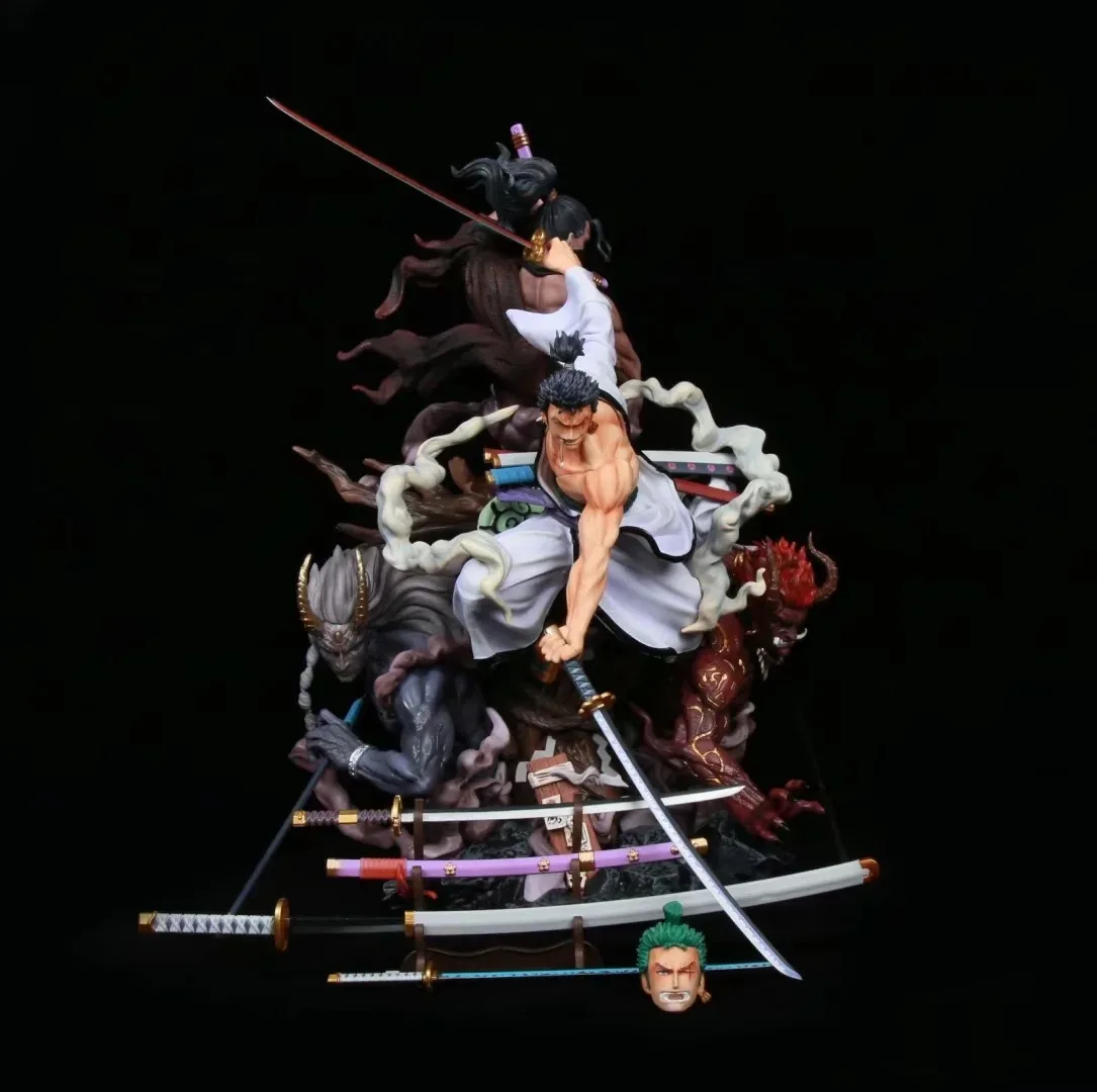 ONE PIECE and the country series GK burning wind, ghost and god sword hero, Sauron, statue, boxed figure