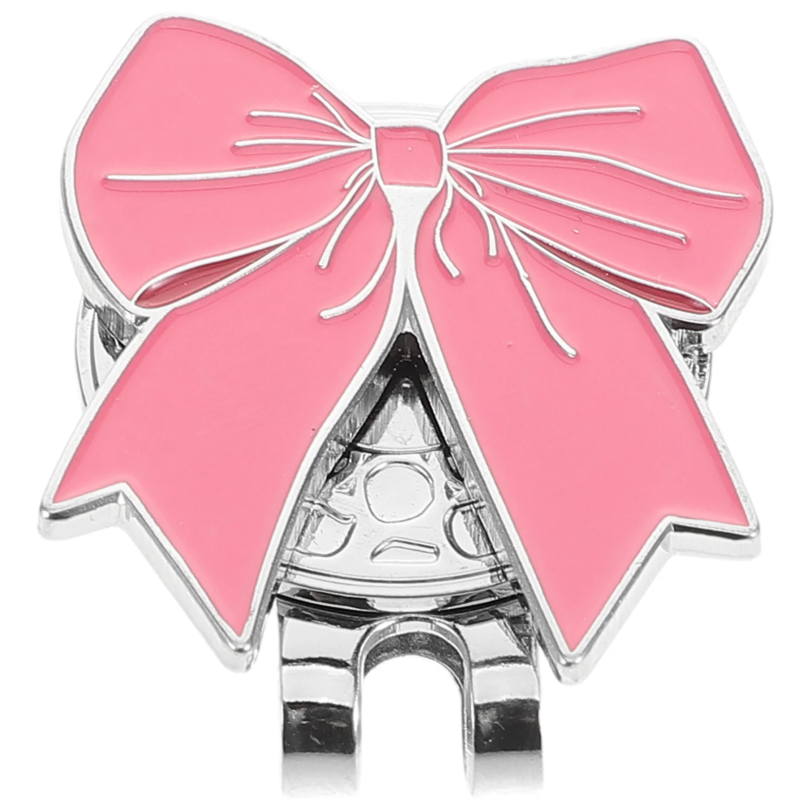 

Golf Hat Clip Bowknot Ball Marker Holder Secure Grip Golf Accessories for Caps Visor Gloves Bags Belt Hat Marker Holder Clips