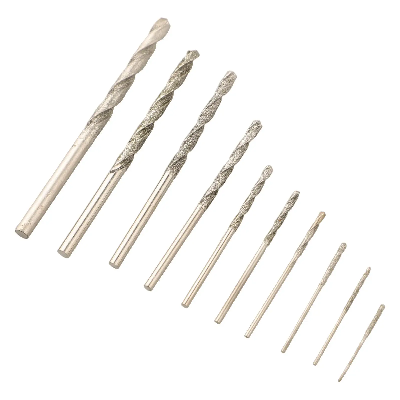 مجموعة لقم ثقب صغيرة HSS ، لقم ثقب متدرج ، لقمة لكمة لؤلؤ من Wenwan Walnut ، أدوات كهربائية طرف مثقاب 45 درجة ، 10