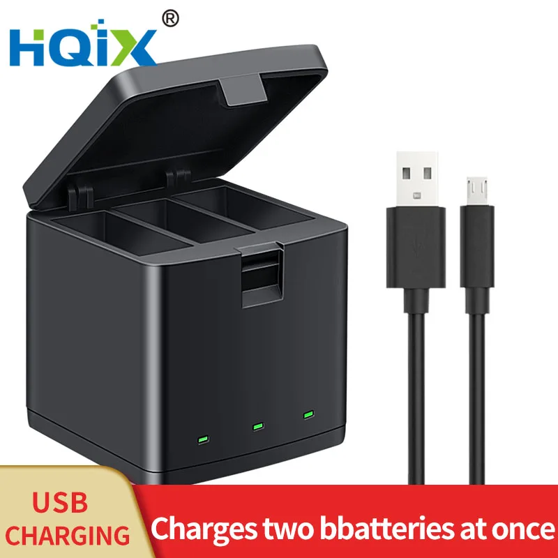 

HQIX for Gopro Hero13 Black Action Camera Three Charger Battery