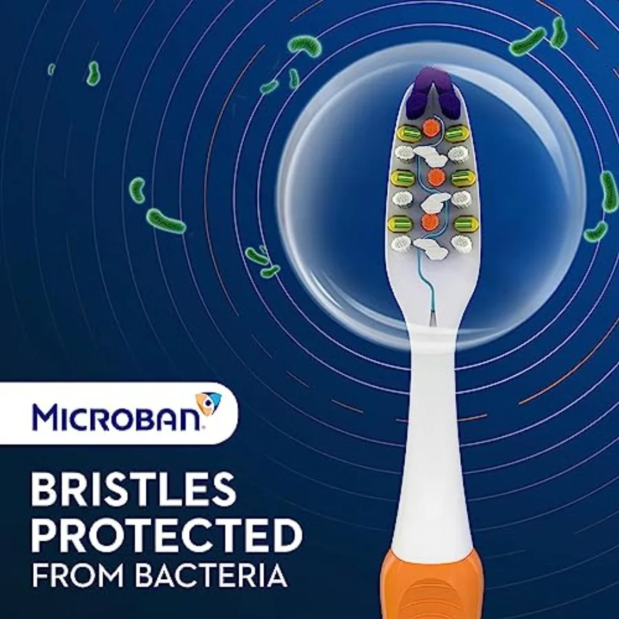 OralB Pulsar Expert Clean Bateria Escova de dentes média Pacote de 2 embalagens podem variar Cuidados bucais