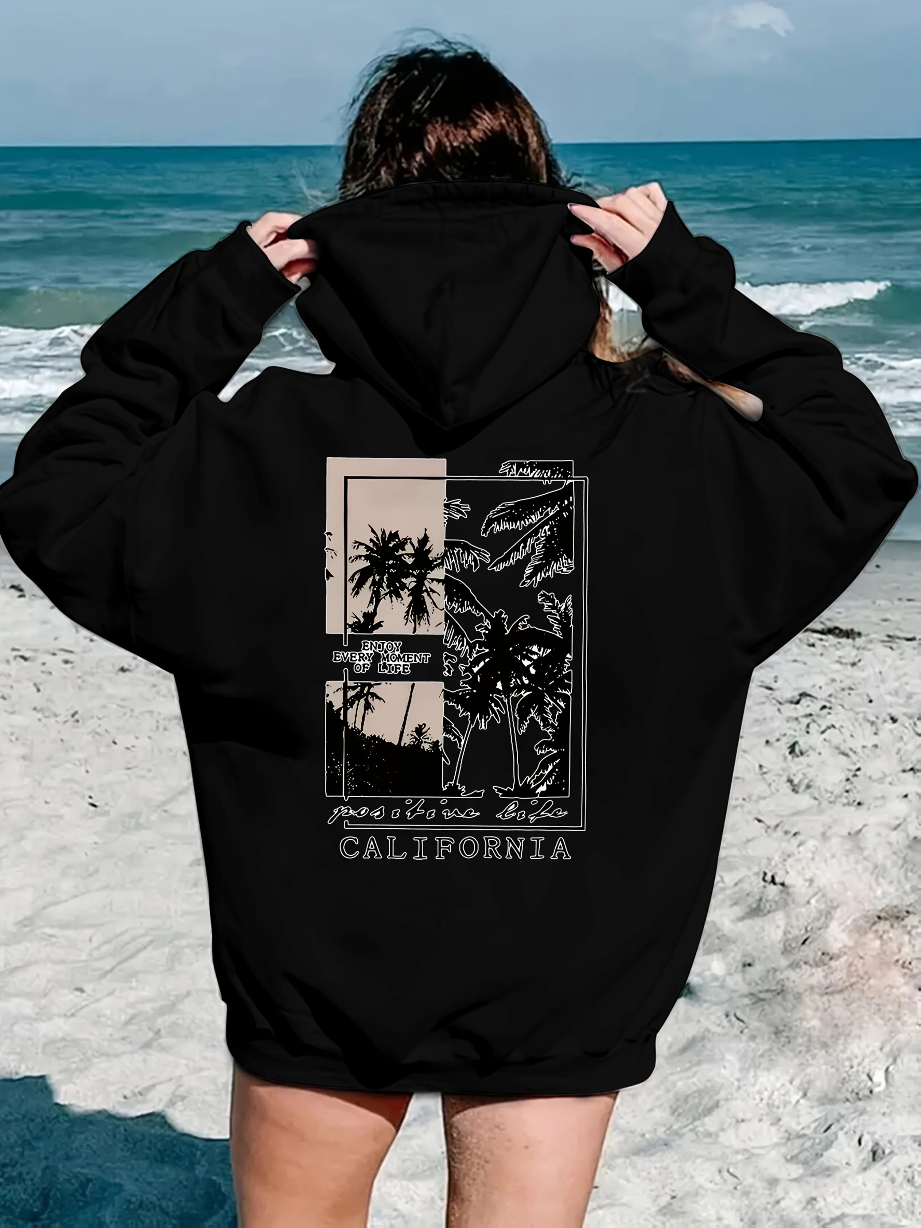 

Graphic Printing Autumn and Winter Pure Cotton Men's and Women's Hoodies Casual Outdoor Street Sports Training Brand Trend