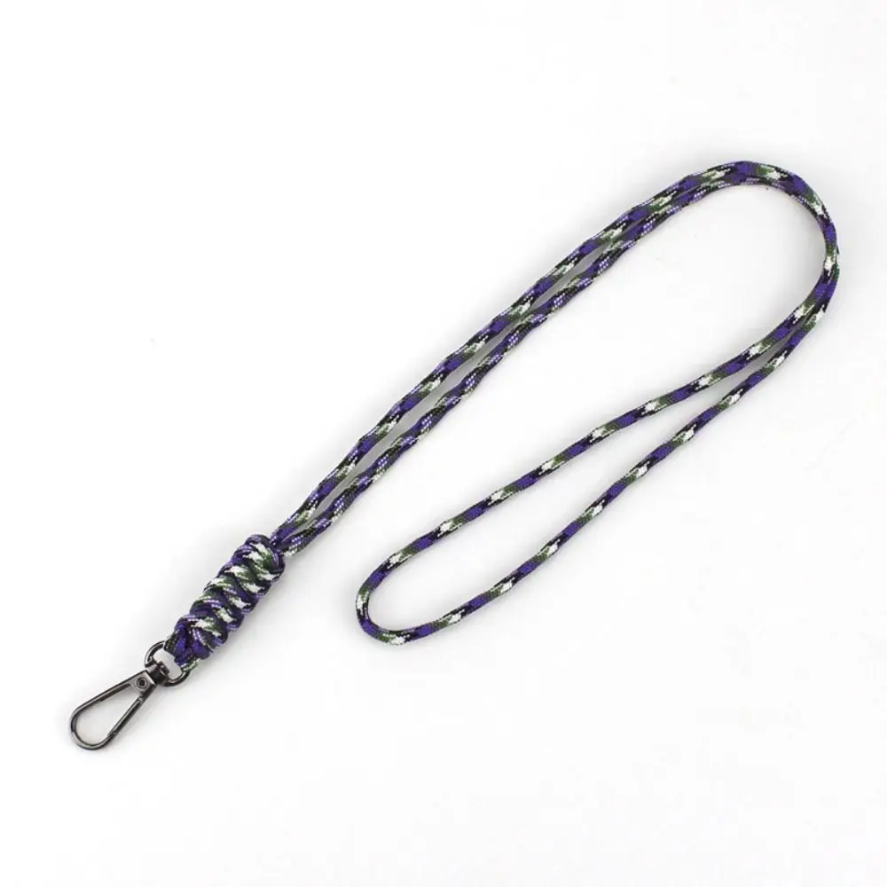 New High Strength Paracord Keychain Lanyard 48cm 11 Styles Parachute Cord Keychain Emergency Survival Keyring Outdoor Tool